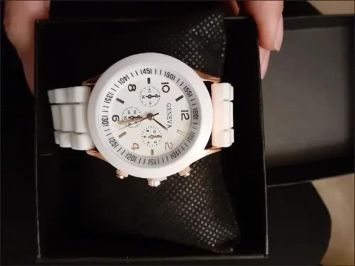 Elegance Crystal Quartz Watch photo review